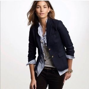 J.CREW SCHOOLBOY NAVY BLUE BLAZER SIZE 00